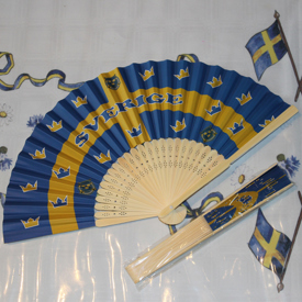 Sverige Solfjäder / Tre Kronor Fans