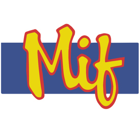 Mif Retro Logo Vinylklistermärke