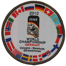 Broderat märke - Ishockey VM 2010 Nations